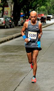 Sunil Shetty; from the 2015 Total Sports 10k run in Mumbai (Photo: courtesy Sunil Shetty / photographer: Gaurav Choudhari)